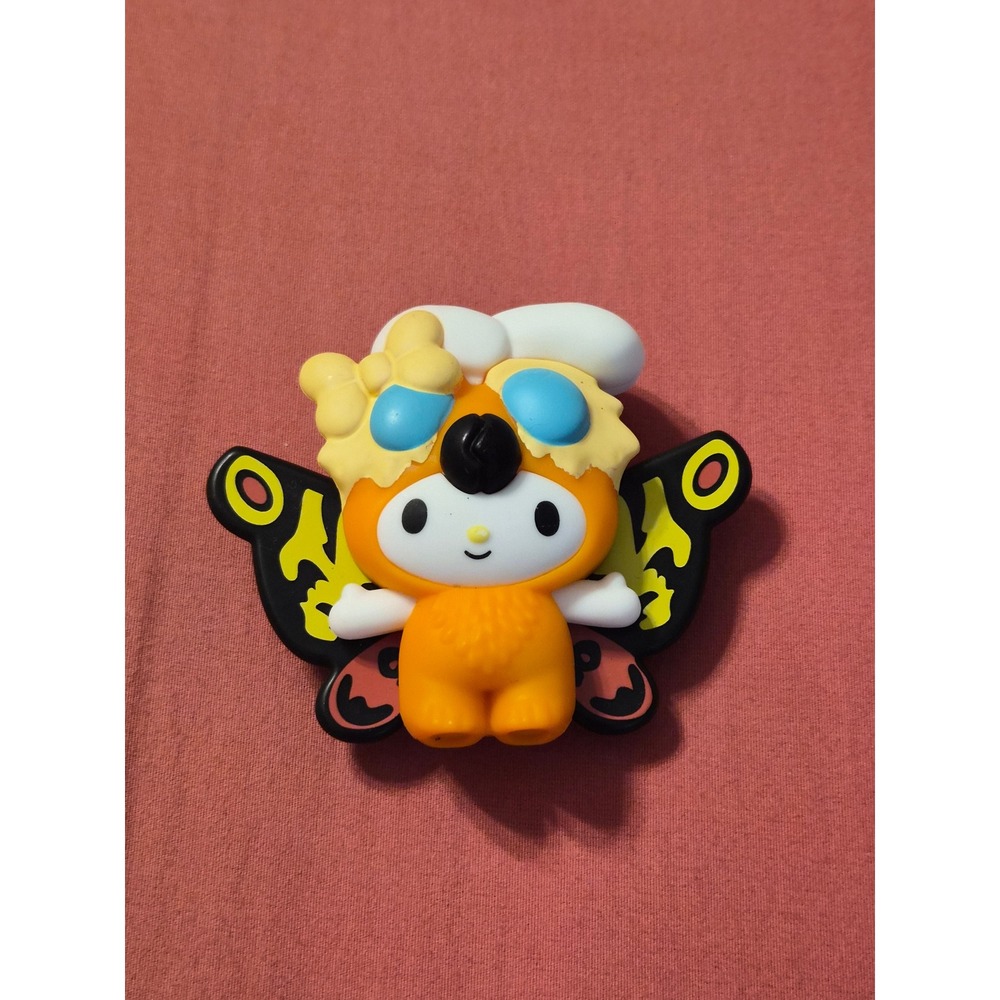 Sanrio My Melody Mothra Kaiju Vinyl Figure Orange Yellow Butterfly Crossover